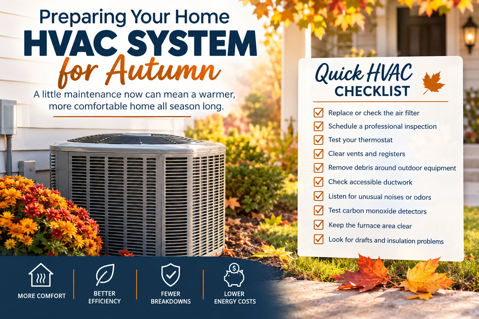 Preparing Your Home HVAC System for Autumn